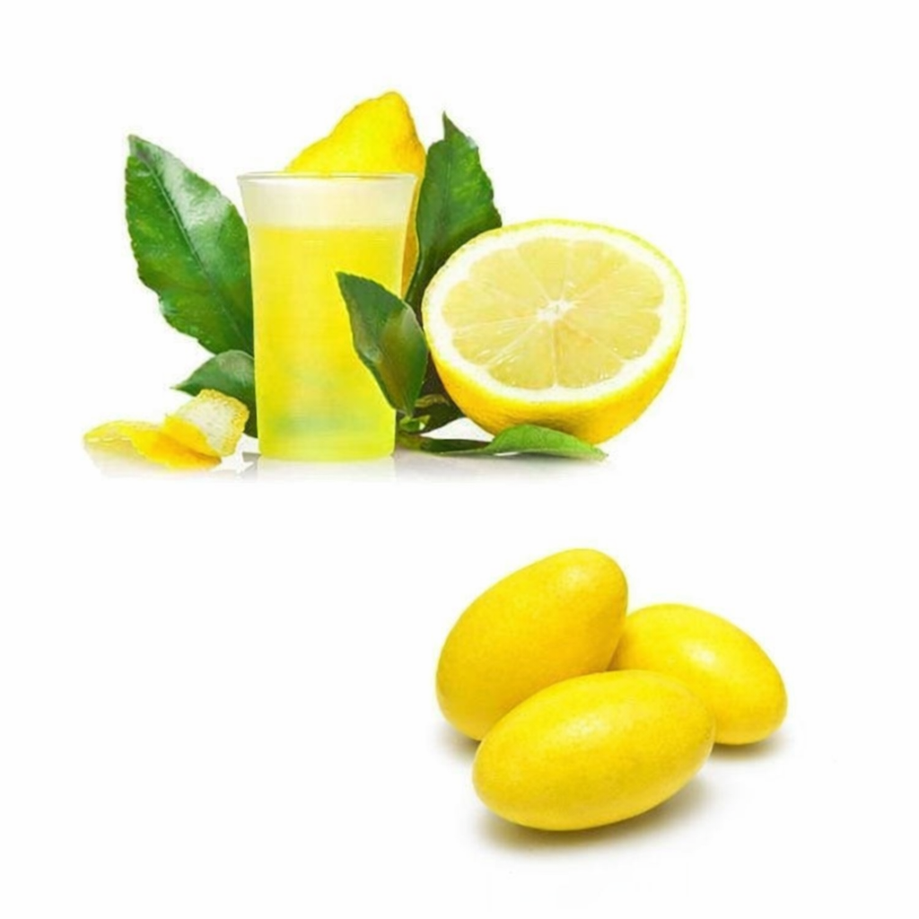 Confetti mandorla al limoncello giallo