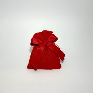 Sacchetto crépe rosso