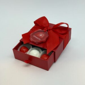 Scatola cassetto rossa