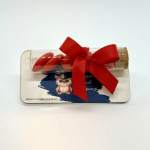 Provetta con base legno