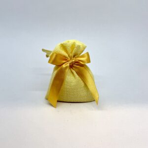 Sacchetto crépe giallo